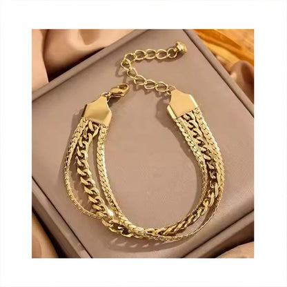 Bold link bracelet for everyday and office wear